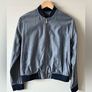 Frank + Oak Chambray Bomber Jacket – Size Small